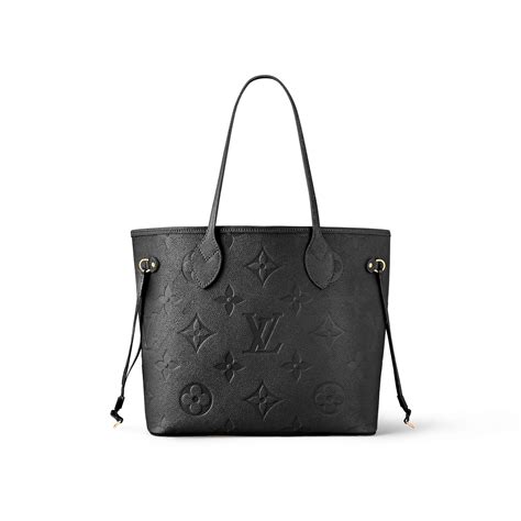 lv m45685|Neverfull MM Tote Bag Monogram Empreinte Leather.